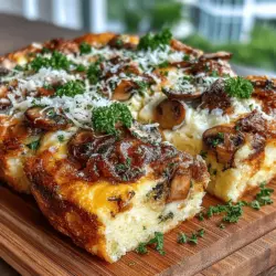 Frittatas are a beloved dish that exemplifies culinary versatility, allowing them to shine at any time of day—be it breakfast, brunch, lunch, or dinner. This dish, which hails from Italy, is essentially a baked egg dish filled with various ingredients, making it an excellent canvas for creativity in the kitchen. Today, we will explore the Savory Caramelized Onion and Mushroom Frittata, a delightful combination of rich flavors and textures that promises to elevate your dining experience.