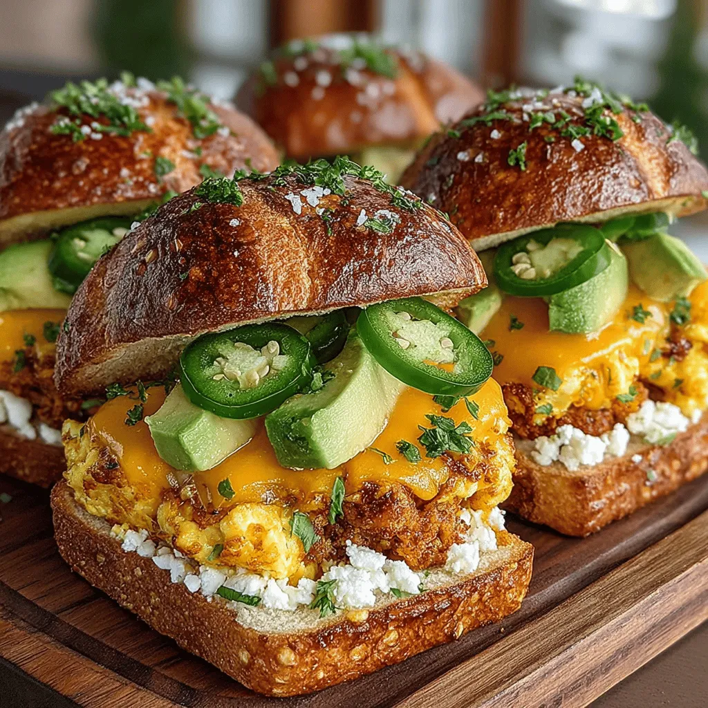 Sliders have emerged as one of the most beloved food choices for gatherings, brunches, and quick meals. Their bite-sized nature makes them ideal for sharing, allowing everyone to indulge in a variety of flavors without committing to a full-sized sandwich. Among the plethora of slider recipes available, Spicy Green Chili Egg & Cheese Sliders stand out for their unique combination of creamy scrambled eggs, sharp cheddar cheese, and a delightful kick from green chilies. Not only are these sliders easy to prepare, but they also offer endless possibilities for customization, appealing to a wide range of tastes.