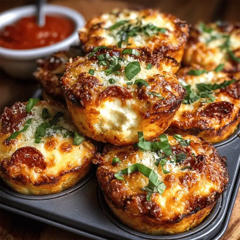 When it comes to combining comfort food with a fun twist, Mini Pepperoni Pasta Pie Bites stand out as a delightful option that appeals to both kids and adults alike. This recipe captures the essence of classic pizza in a bite-sized format, making it perfect for any occasion. Whether you’re hosting a lively gathering, looking to impress at a party, or simply wanting a cozy, family-friendly meal, these mini pasta bites are sure to be a hit.