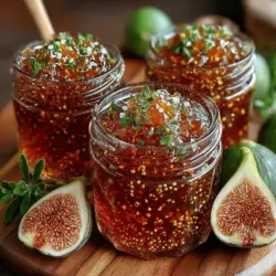 Homemade jams have long been a beloved staple in kitchens worldwide, celebrated for their versatility and ability to transform simple ingredients into something extraordinary. Whether slathered on warm toast, used as a topping for desserts, or incorporated into savory dishes, jams provide a burst of flavor that can elevate any meal. Among the myriad of fruit preserves, fig jam stands out, offering a unique blend of sweetness and complexity. In this post, we’ll delve into the enchanting world of Sweet & Savory Fig Delight Jam, a recipe that showcases the rich, luscious flavor of figs while incorporating a delightful balance of sweet and savory elements.