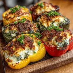 Mini broccoli cheese stuffed peppers are a delightful and healthy option for appetizers or side dishes. These vibrant little bites are not only visually appealing but also packed with flavor and nutrients. The combination of the natural sweetness of mini bell peppers and a creamy, cheesy filling featuring fresh broccoli creates an irresistible dish that can please any palate. Whether you're hosting a party, looking for a nutritious snack, or wanting to serve a colorful side at dinner, these stuffed peppers offer a versatile solution that can easily be adapted to meet various dietary needs.