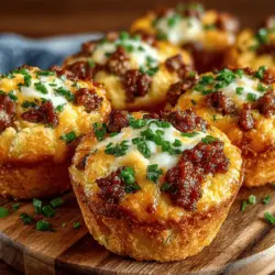 In the realm of breakfast options, savory muffins have carved out a special niche. These versatile treats are not just for sweet tooths; they can be packed with flavor and nutrition, making them a perfect choice to kickstart your day. Among the myriad of savory muffin recipes, Savory Mini Breakfast Sausage Corn Muffins stand out for their unique combination of ingredients and ease of preparation. These delightful muffins are a culinary embrace, offering the heartiness of breakfast sausage intertwined with the comforting texture of corn muffins.