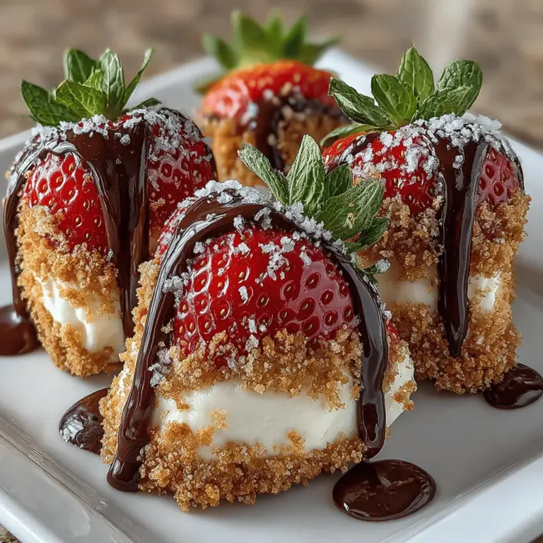 The magic of Strawberry Bliss Bites lies in their combination of flavors and textures. The juicy, vibrant strawberries serve as the perfect vessel for the rich and creamy filling, which is sweetened just right to enhance the natural flavor of the strawberries without overwhelming them. Each bite offers a delightful contrast between the soft, tangy cream cheese filling and the fresh, juicy fruit, creating a sensory experience that is hard to resist.