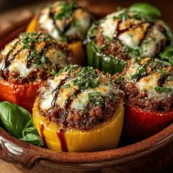 Stuffed Neapolitan bell peppers, or "Peperoni Ripieni," are a classic Italian dish that brings together the rich culinary traditions of Naples with the vibrant flavors of fresh produce. This dish not only showcases the culinary prowess of Italian cooking but also highlights the use of seasonal ingredients, making it a staple in many households, especially during the summer months when bell peppers are at their peak.