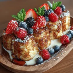 When it comes to breakfast, few dishes evoke the same sense of comfort and nostalgia as French toast. This classic dish has evolved over the years, offering a myriad of variations to cater to different tastes and occasions. Among these delightful adaptations are mini French toast bites—a bite-sized twist on the traditional recipe that is perfect for any gathering, from casual brunches with friends to festive holiday celebrations. These little morsels are not only visually appealing but also incredibly versatile, allowing you to customize them with your favorite toppings.