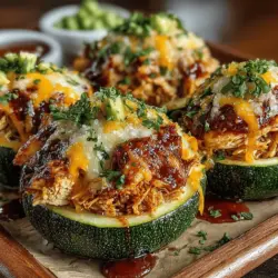 Baked BBQ Chicken Zucchini Cups: A Flavorful Delight
