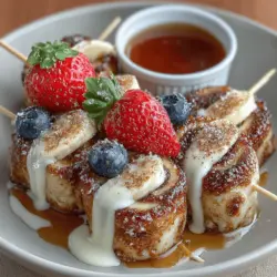 Breakfast is often heralded as the most important meal of the day, and what better way to start off a morning than with a fun and indulgent treat like Cinnamon Roll Breakfast Skewers? These delightful skewers combine the warm, comforting flavors of cinnamon rolls with fresh, vibrant fruit, creating a breakfast option that’s not only pleasing to the palate but also visually appealing. Ideal for family gatherings, brunch parties, or simply a special morning at home, these skewers offer a unique twist on a classic favorite.