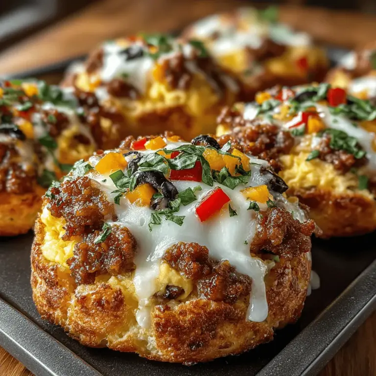 In recent years, breakfast pizzas have surged in popularity, evolving from a niche culinary concept to a beloved staple on breakfast menus across the globe. This delightful twist on traditional morning fare combines all the elements of a classic breakfast into a single, easy-to-eat slice, appealing to both the young and the young at heart. Among the many creative variations of this trend, Mini Breakfast Biscuit Pizza Melts stand out as an innovative and fun option that’s perfect for busy mornings, weekend brunches, or even a late-night snack.