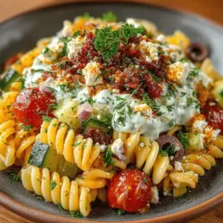 Mediterranean cuisine is celebrated not only for its vibrant flavors but also for its health benefits. Rich in fresh ingredients, healthy fats, and a variety of herbs and spices, Mediterranean dishes are often associated with heart health, weight management, and overall well-being. The Mediterranean Bliss Pasta Salad is a delightful embodiment of this culinary tradition, offering a refreshing and nutritious option that is perfect for any occasion, whether it be a summer barbecue, a picnic, or a light weeknight dinner.