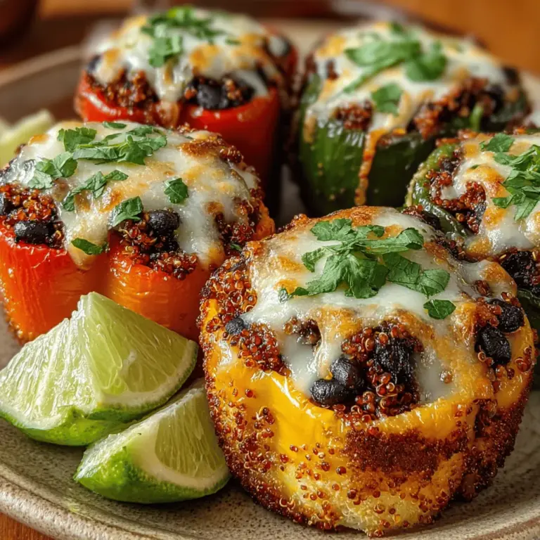 Mini stuffed bell pepper bites have gained popularity as a delightful appetizer or snack, capturing the hearts of food enthusiasts and health-conscious eaters alike. These vibrant little peppers are not only visually appealing but also offer a delicious burst of flavor in every bite. Their versatility allows them to be served at a variety of gatherings, from casual get-togethers to elegant dinner parties, making them an ideal choice for any occasion. Moreover, they can easily be incorporated into weeknight meals, giving a nutritious twist to your dinner routine.