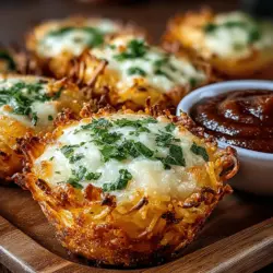 Mini Spaghetti & Cheese Noodle Nests Recipe