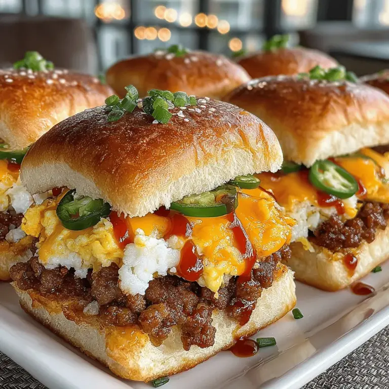 In the ever-evolving world of culinary creations, sliders have carved out a niche for themselves as one of the most versatile snack or meal options available. These bite-sized sandwiches are perfect for a variety of occasions, from laid-back family brunches to lively gatherings with friends. Their compact size and delightful combination of flavors make them a favorite among both children and adults alike. Among the plethora of slider variations, Mini Sausage Egg Hash Brown Sliders stand out as a scrumptious fusion of breakfast staples that are sure to please any palate.