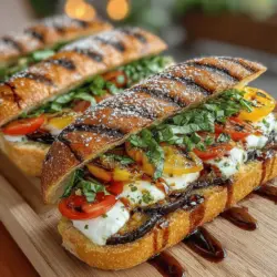 Eggplant Caprese Grilled Sandwich: A Flavorful Delight