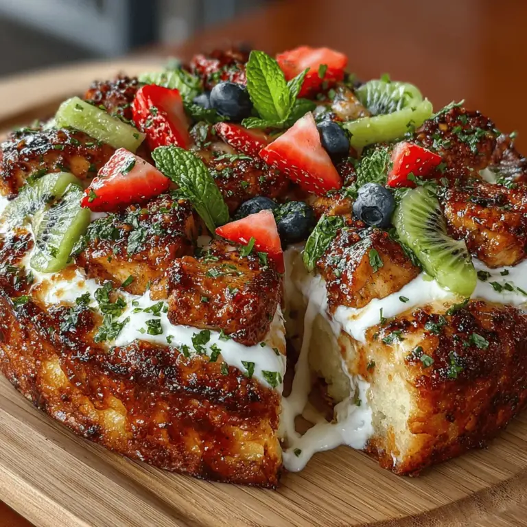 When it comes to culinary creations that tantalize the taste buds, few dishes can match the unique blend of flavors found in the Fruity Fiesta Chicken Skillet. This innovative recipe brings together tender chicken and an array of fresh fruits, creating a delightful harmony of sweet and savory that is sure to impress family and friends alike. Whether served as an appetizer or a main course, this dish offers versatility that makes it suitable for any occasion, from casual weeknight dinners to festive gatherings.