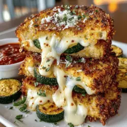 Zucchini Pizza Grilled Cheese