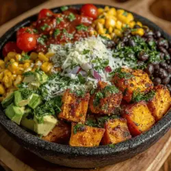 Fiery Sweet Potato Burrito Bowls