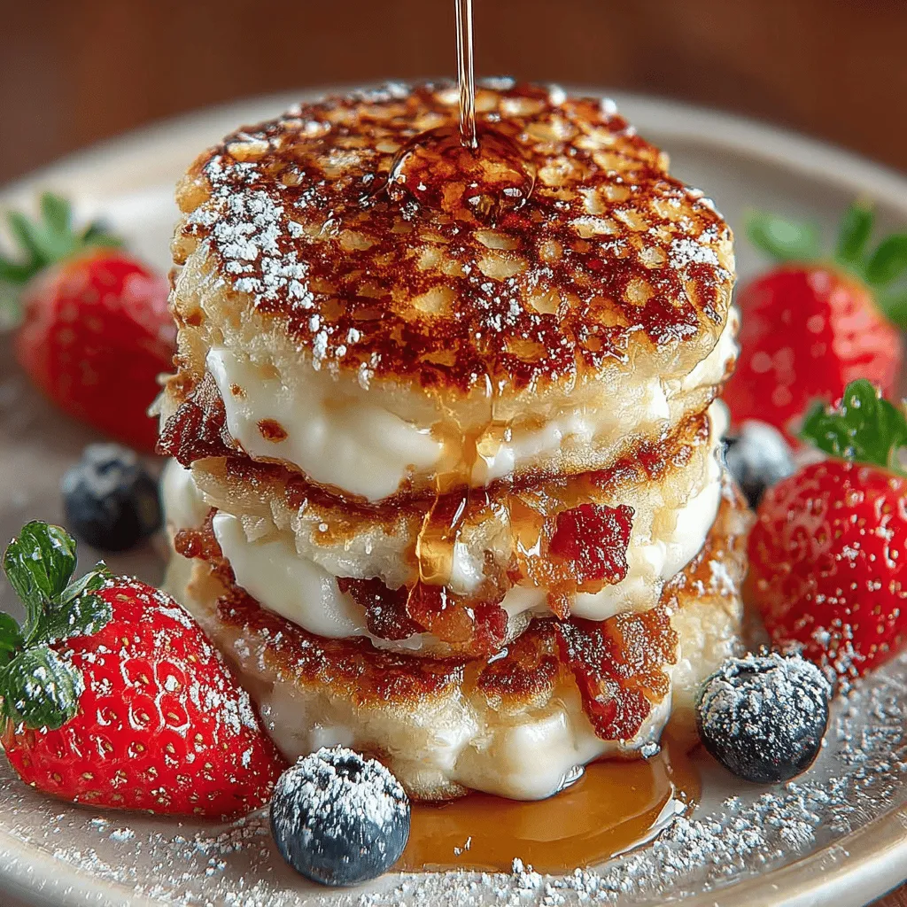 When it comes to breakfast, few dishes can compete with the charm and satisfaction of a well-crafted pancake. But what if you could elevate this classic staple into something even more delightful? Enter Mini Pancake Breakfast Sandwiches, a creative fusion of sweet and savory that promises to kick-start your day with a burst of flavor. These bite-sized creations feature fluffy mini pancakes layered with crispy bacon or sausage, gooey cheese, and a generous drizzle of maple syrup, all garnished with fresh fruit for an added touch of vibrancy. Whether you’re hosting a special brunch or simply looking to enhance your everyday breakfast routine, these sandwiches are sure to impress family and friends alike.