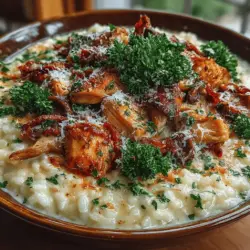 Creamy Chicken & Mushroom Risotto