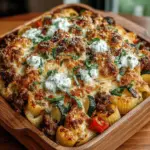 Welcome to the world of Rustic Italian Sausage Rigatoni Bake, a dish that beautifully marries the rich traditions of Italian cuisine with the comforting essence of home-cooked meals. Hailing from the heart of Italy, this recipe brings together the warmth of familial gatherings and the joy of culinary exploration. Whether you're hosting a festive family dinner or simply looking for a satisfying weeknight meal, this dish stands ready to delight both the palate and the spirit.
