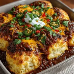 Cheddar Chili Biscuit Pull-Aparts are a delightful fusion of comfort food and bold flavors, making them an ideal dish for various occasions. Whether you're hosting a game day gathering, celebrating a family dinner, or simply looking for a cozy snack, this recipe is a crowd-pleaser that never fails to impress. The irresistible combination of fluffy biscuits, sharp cheddar cheese, and a spicy kick from jalapeños creates a dish that tantalizes the taste buds and invites everyone to dig in.