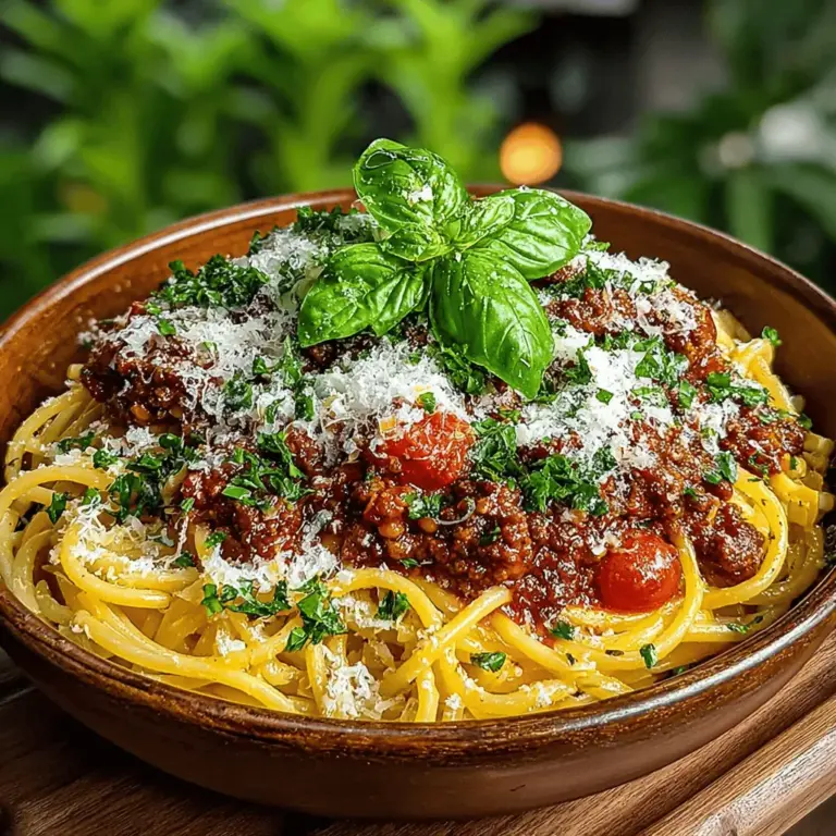 Spaghetti Bolognese is a beloved classic that has found its way onto dining tables across the globe, cherished for its comforting qualities and robust flavors. This dish, originating from Italy, holds a special place in the hearts of many, often serving as a staple during family gatherings and special occasions. Whether enjoyed on a cozy weeknight or as a centerpiece for a festive feast, Spaghetti Bolognese embodies the essence of comfort food, bringing warmth and satisfaction with every bite.