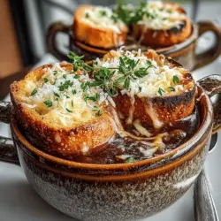 Savory Elegance: Classic French Onion Soup