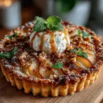 As autumn arrives, it brings with it a rich tapestry of colors and flavors that transform the culinary landscape. Among the season's star ingredients, pears stand out with their juicy sweetness and versatility. The Autumnal Pear Bliss Tart is a delightful homage to this fruit, skillfully blending the natural flavors of fresh pears with a buttery, flaky crust and a luscious maple mascarpone topping. This tart not only captures the essence of fall but also serves as a stunning centerpiece for any gathering, whether it be a cozy family dinner or an elegant holiday celebration.