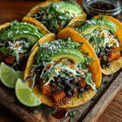 Sweet Potato & Black Bean Fiesta Tacos: The Ultimate Guide to Flavor and Presentation