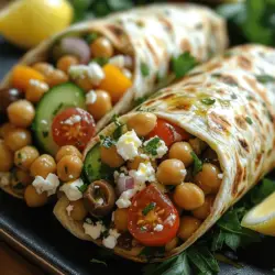Chickpea Delight Wraps