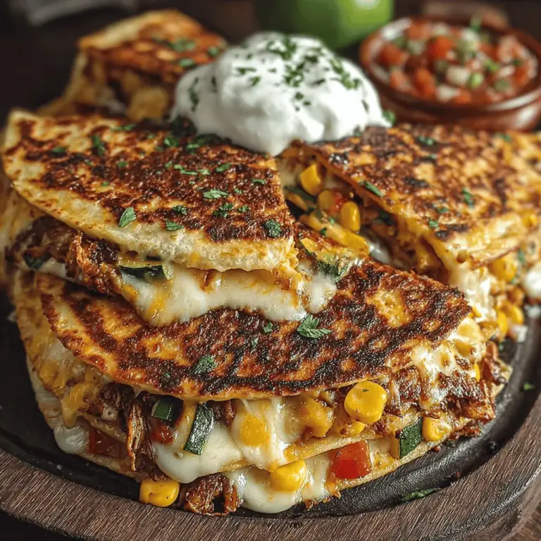In the world of quick and delicious meals, cheesy chicken and veggie fiesta quesadillas stand out as a vibrant, flavorful option that is perfect for any occasion. This dish is not only a feast for the taste buds but also a visual delight, featuring a colorful medley of ingredients that come together to create a satisfying culinary experience. Whether you're hosting a casual gathering, preparing a family dinner, or simply craving a delightful snack, these quesadillas are sure to please everyone at the table.