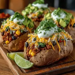 Taco Stuffed Sweet Potatoes: Perfectly Balanced Flavors and Textures