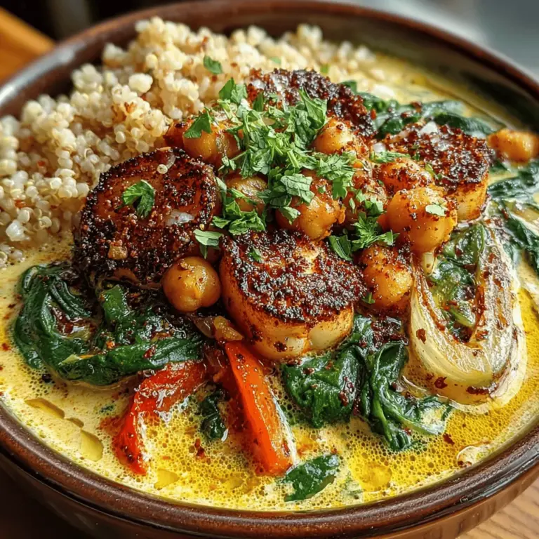 In the quest for meals that are both delicious and nourishing, the Chickpea & Spinach Harmony Bowl emerges as a standout option. This vibrant dish marries the earthiness of chickpeas with the freshness of spinach, creating a culinary experience that delights the palate while offering a wealth of nutritional benefits. As more people turn to plant-based diets for health and environmental reasons, dishes like this one offer a perfect blend of wholesome ingredients and robust flavors.