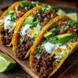 Savory Beef Tacos with Zesty Fresh Salsa